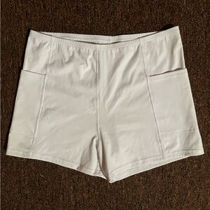 Women's Classic White Bike Shorts